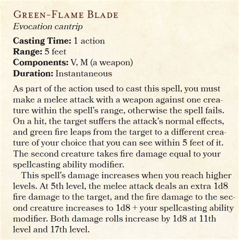 spell sniper|spell sniper green flame blade.